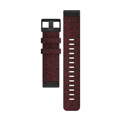 Garmin QuickFit 22mm Heathered Red Nylon Band